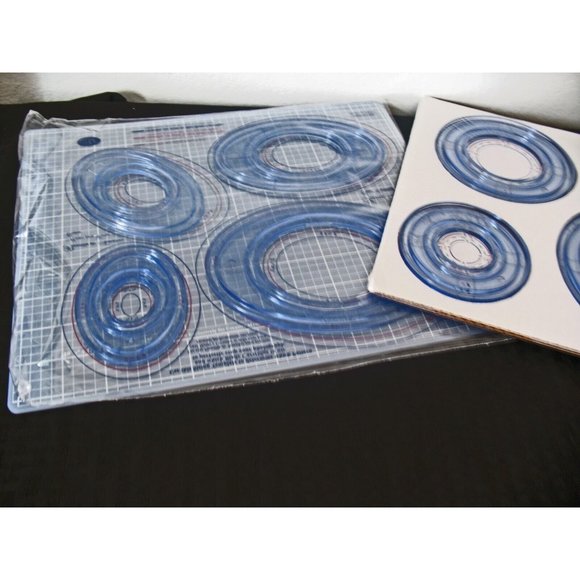Creative Memories Custom Cutting, mat blades, ovals, circles, celestial & 12 in.